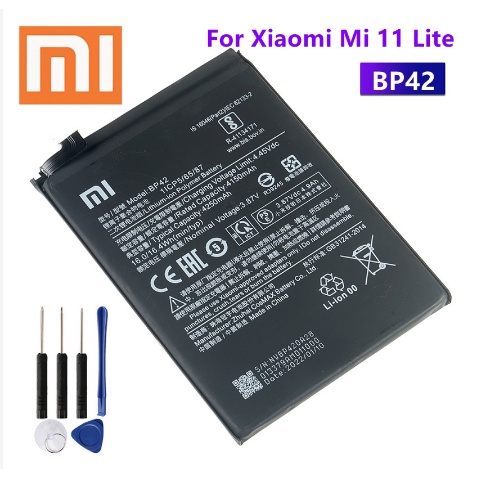 100% Original BP42 Battery For Xiaomi Mi 11 Lite BP42 Genuine ...