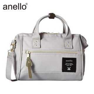 anello heather poly canvas Boston 2WAY shoulder bag AT-C1224 GY gray ｜  DOKODEMO