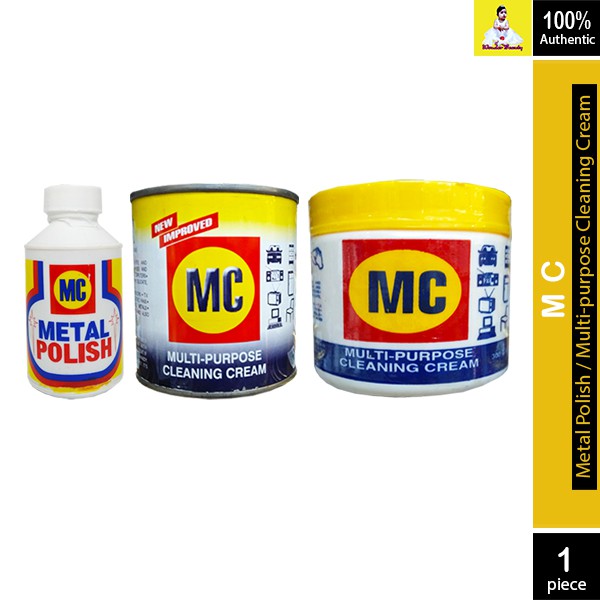 Mc Metal Polish Multipurpose Cleaning Cream Shopee Philippines