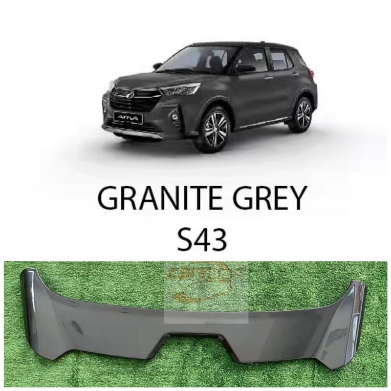 Perodua Ativa spoiler OEM Gear Up spoiler ABS with paint bodykit ...