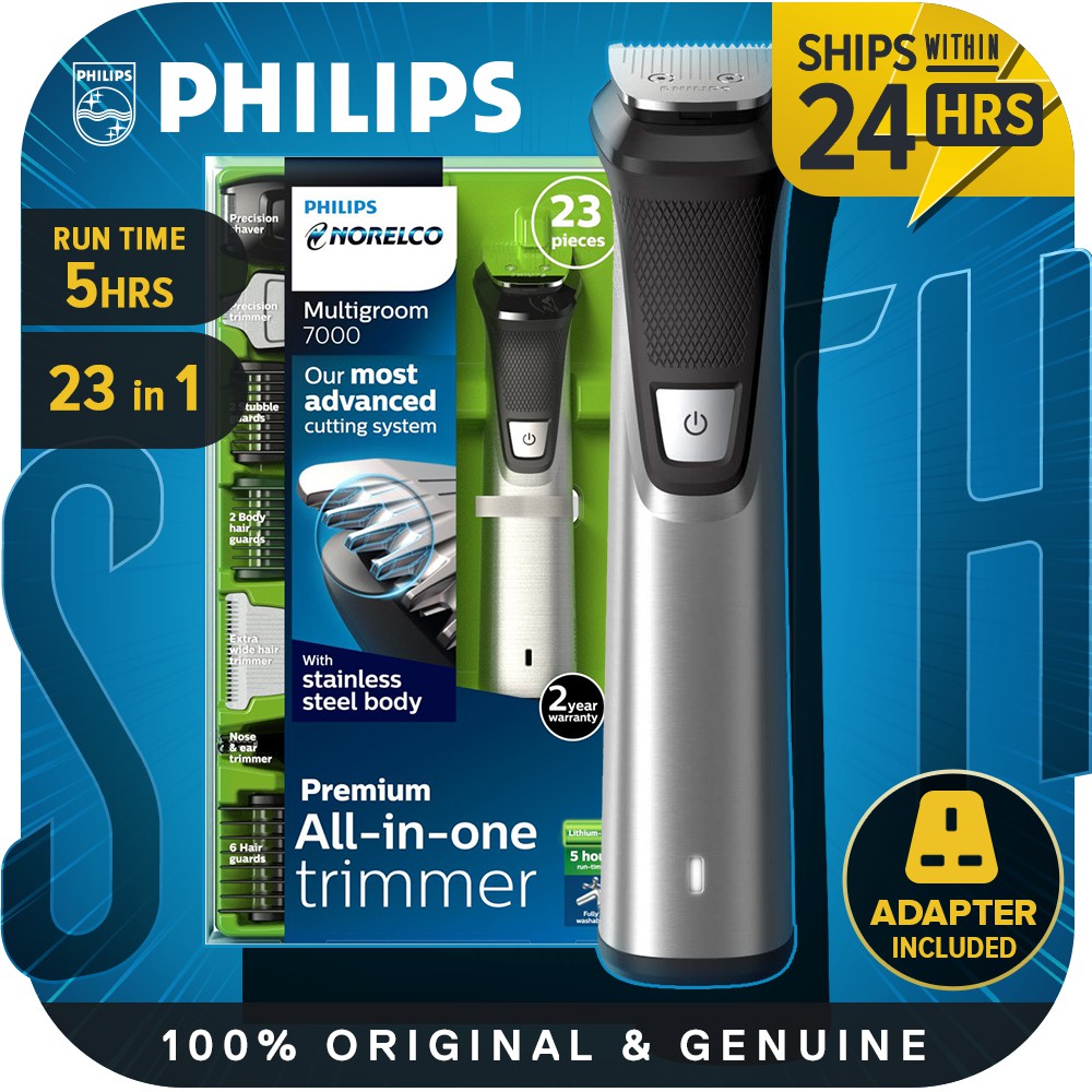 Philips Norelco MG7750 Multigroom Series 7000, Men Grooming Kit with