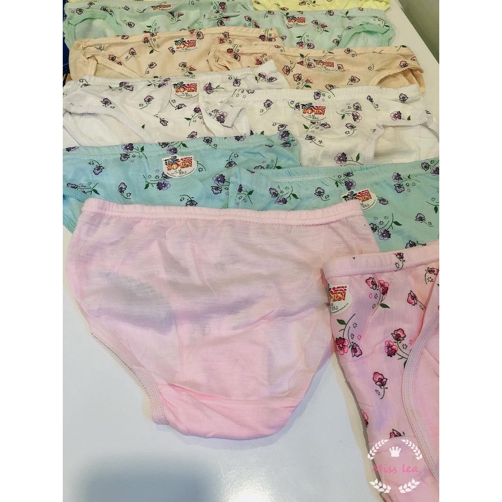 6 PCS Soen Panty For Woman Cotton Underwear 753 Shopee Philippines