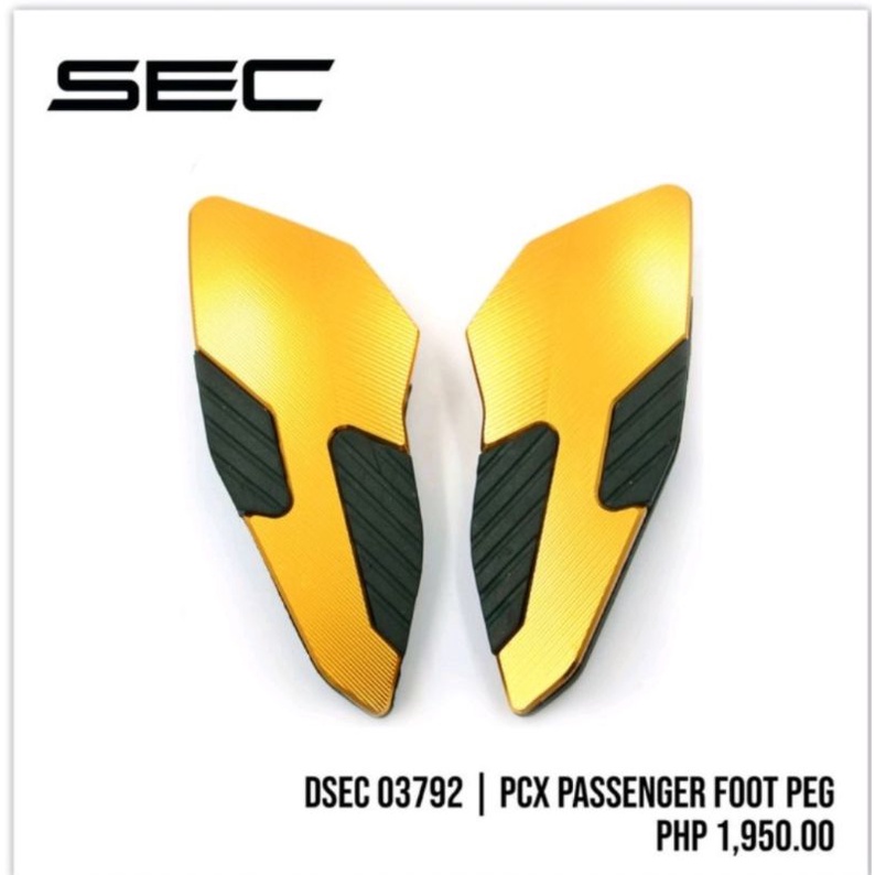 PCX 150/160 SEC FOOTREST / FOOT PEG FULL CNC WITH RUBBER SUPER SALE 55 ...