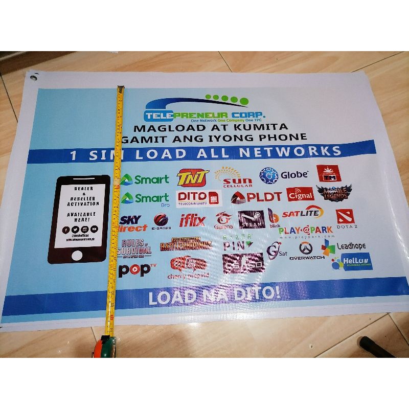 TPC / LOAD NA DITO TARPAULIN AND LOADING CODES | Shopee Philippines