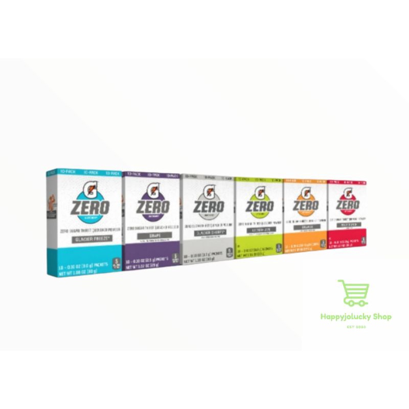 Gatorade G Zero No Sugar Sugar Free Powdered Drink Mix (10 sachets