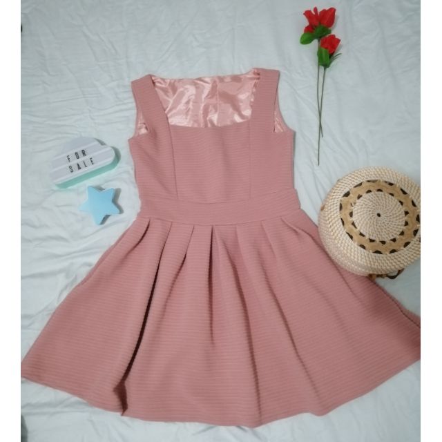 Semi formal blush pink cheap dress