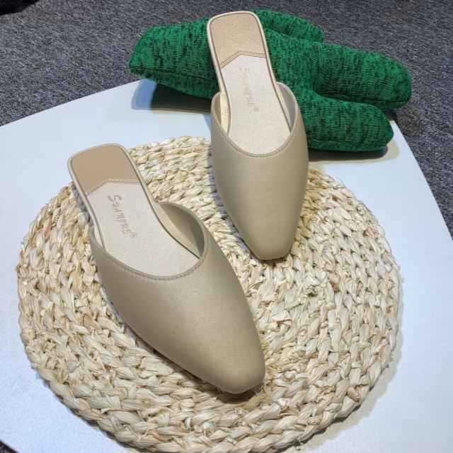 Marche Korean Fashionable Design Loafer Shoes Flat Sandals For Ladies ...