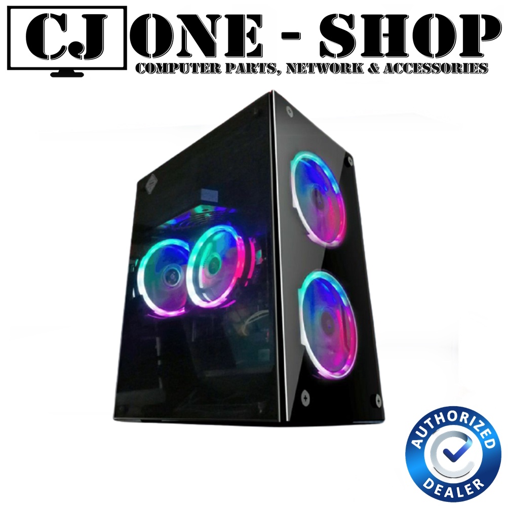 Keytech T800 Tempered Glass Gaming PC Case | Shopee Philippines