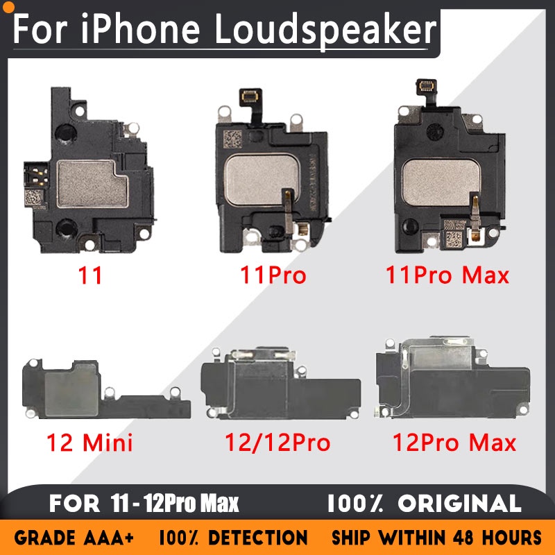 Original Bottom Speaker For iPhone 11 11 Pro Max 12 Mini 12 Pro Max 12