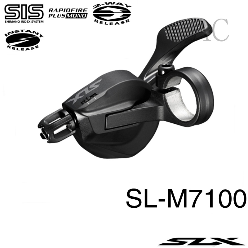 SHIMANO SLX M7100 Series SL M7100 2x12-speed RAPIDFIRE PLUS MONO Left ...