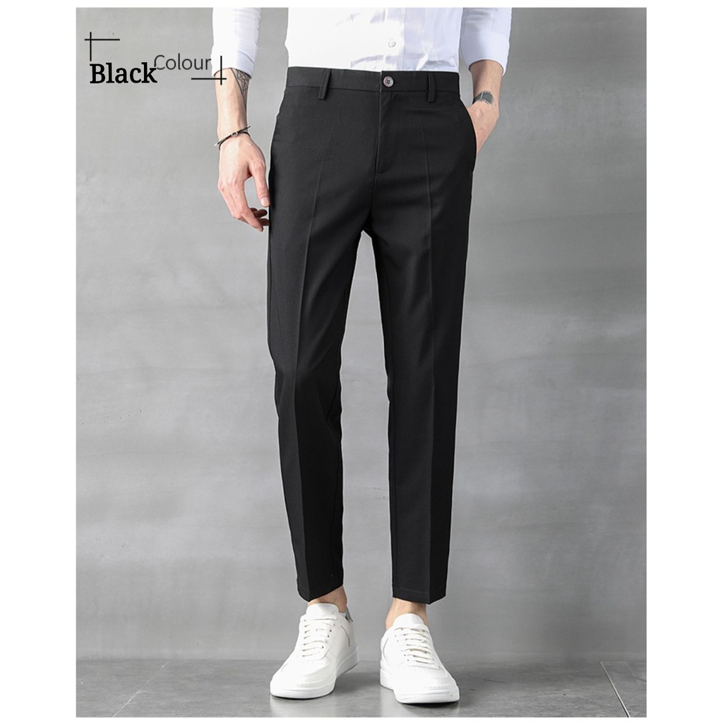 HUILISHI 28-36size 6 COLOUR Korean fashion men's suit pants | Shopee ...