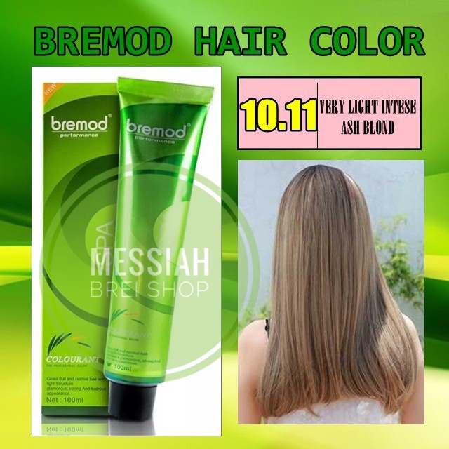 10.11 BREMOD Very light Intense Ash Blonde Hair color Set with