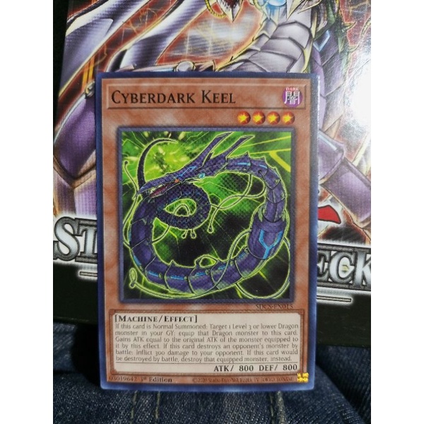 Cyberdark Keel C 1st Edition SDCS Yu-Gi-Oh Card TCG English Version ...