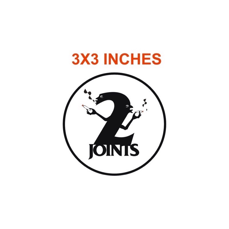 2 Joints Logo Smoke Weed | Two Crossed Joints | Custom Made T Shirt