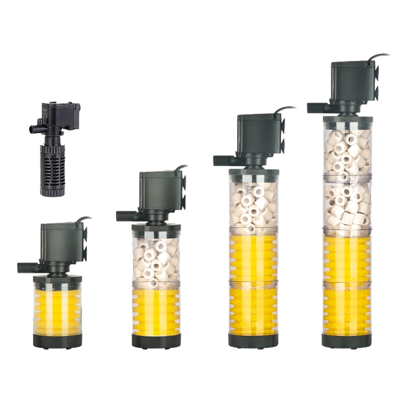 3 in 1 Aquarium Multifunction Filter Pump Oxygen Fish Tank 4 Layers