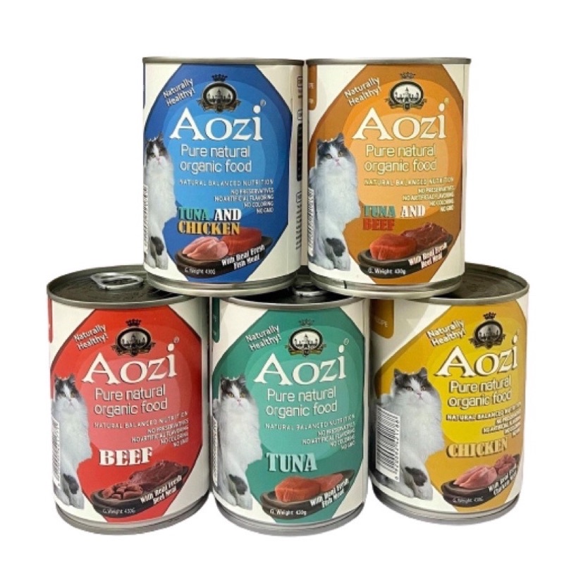 Aozi Wet Cat Food in Can 430g Shopee Philippines