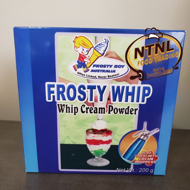 Frosty Boy Whip Cream Powder 200g Shopee Philippines