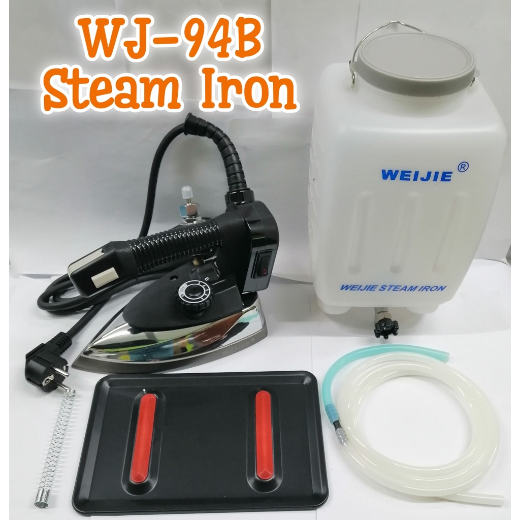 WEIJIE MODEL WJ94B INDUSTRIAL STEAM IRON WITH WATER TANK DEXTROSE TYPE