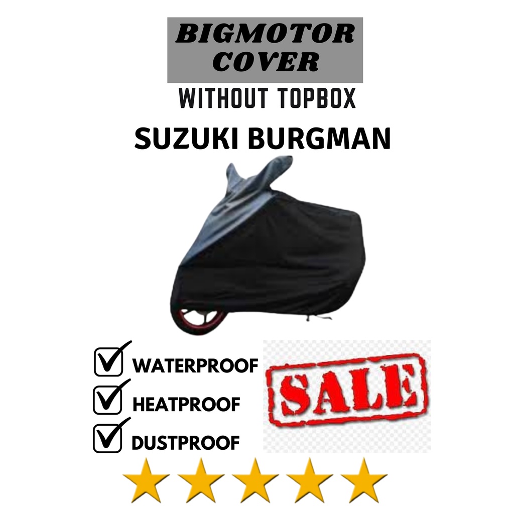 thumbnail image 2 of Motorcycle Cover For Suzuki Burgman AN400 AN650 Scooter - Large Size 4 2 of 3