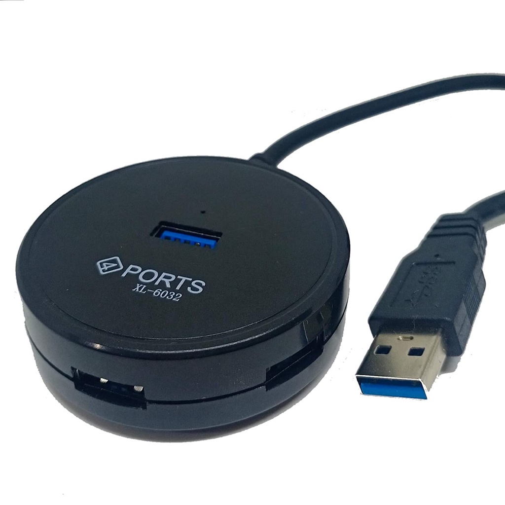 1.2M Cable Round Header Data 4 Port 3.0 USB Hub High Speed for Laptop ...