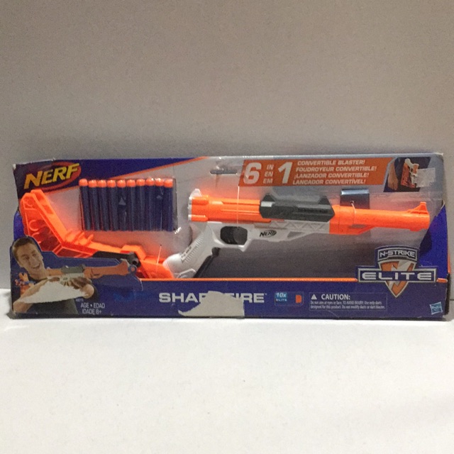 Toycastle3 Nerf N-strike Elite Sharpfire 6 In 1 