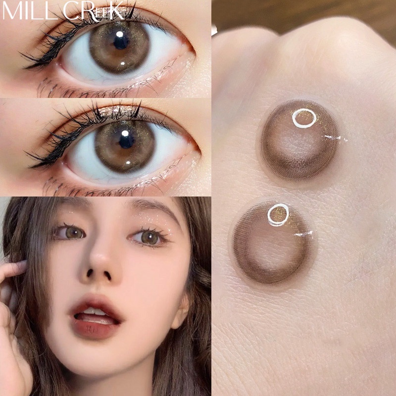 Mill Creek Cosmetic Contact Lenses Big Eyes Black Makeup Suitable For