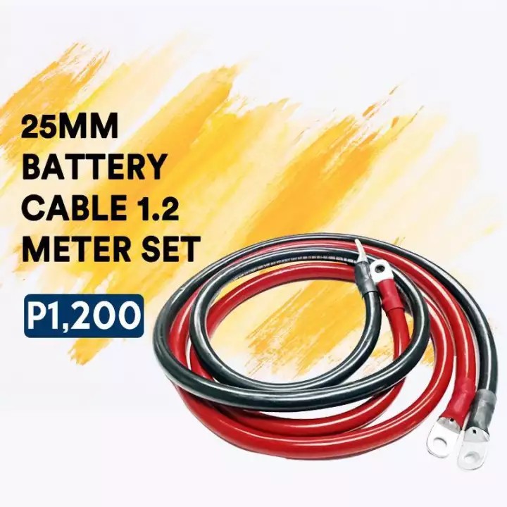 Battery Cable 25mm2 for 1.2Meter Long Shopee Philippines