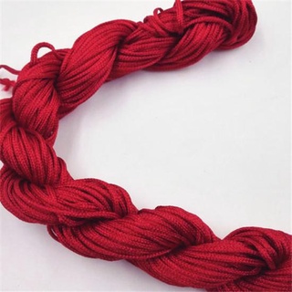 Nylon DIY Craft Braided Chinese Knot Bracelet Cord String Rope Red 110  Yards 