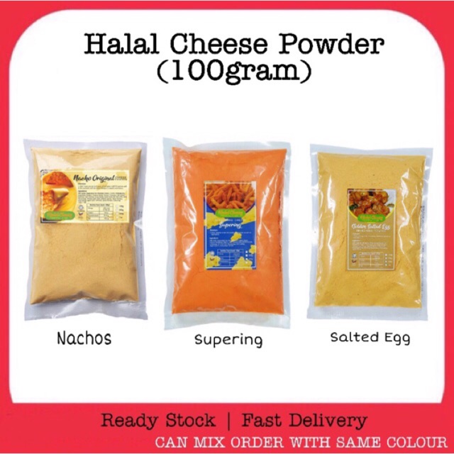 Cheese Powder Halal | Cheese Powder Original & Spicy | Golden Salted ...