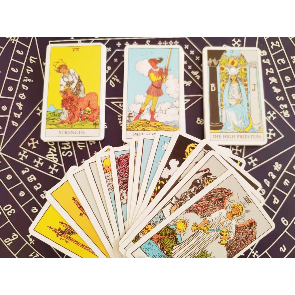 78PCS The Rider Tarot Deck Tarot Games Cards TLP-56 | Shopee Philippines