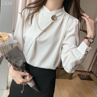 S-3Xl Korean Fashion Elegant White Blouse Women Plus Size Long Sleeve