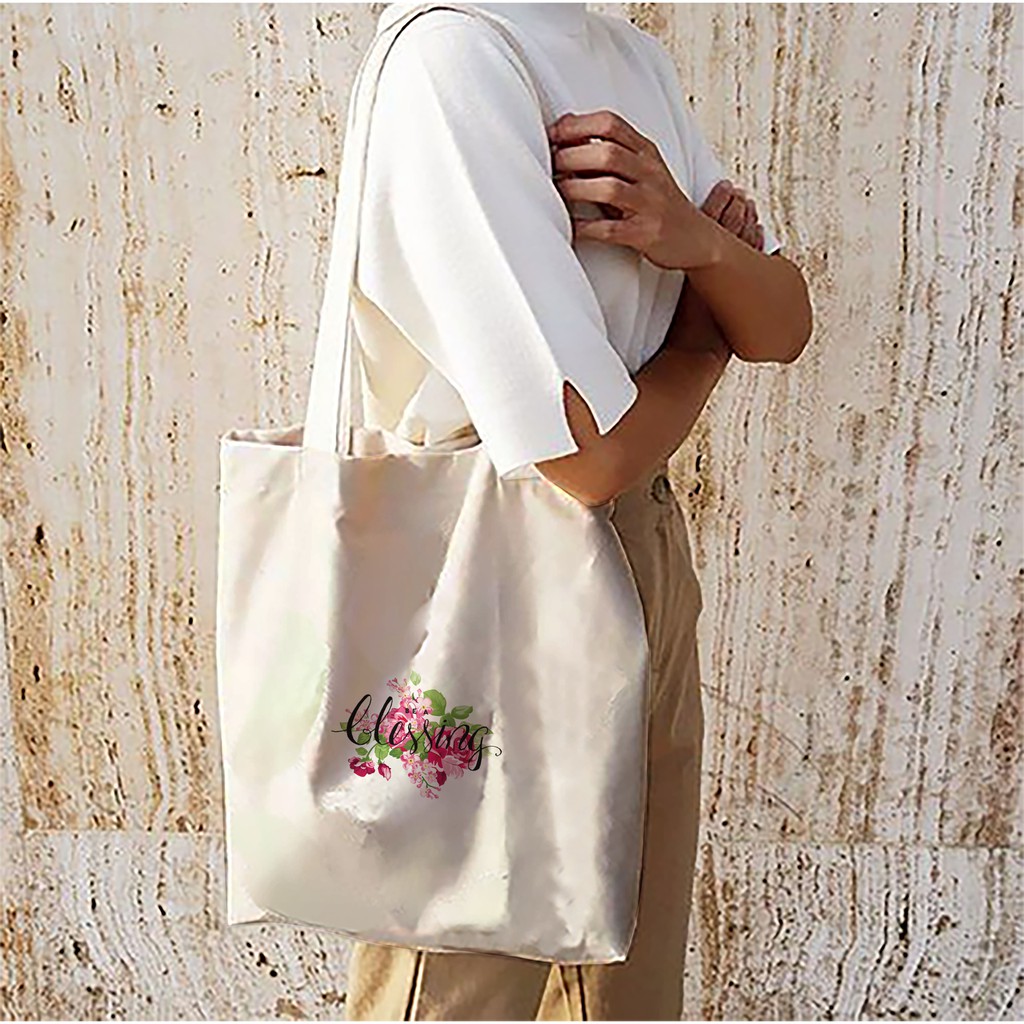 Bible tote 2025 bag with pockets