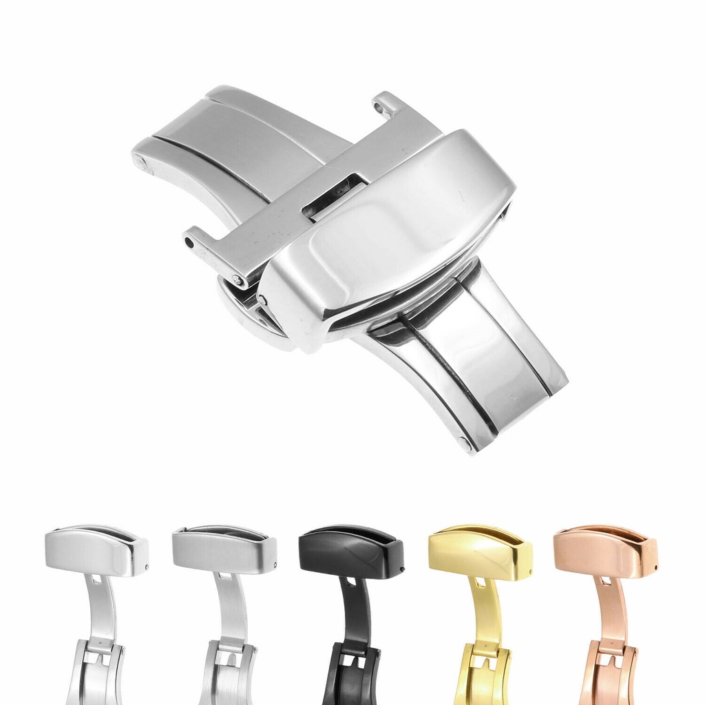 Butterfly Deployant Deployment Clasp Watch Band Strap Buckle10 12 14