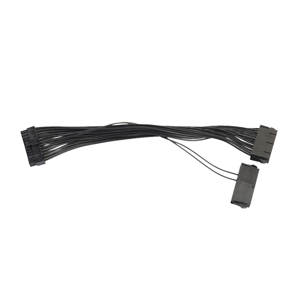 24 Pin (20+4Pin) Multiple PSU Power Supply Splitter Adapter 18AWG 30cm ...