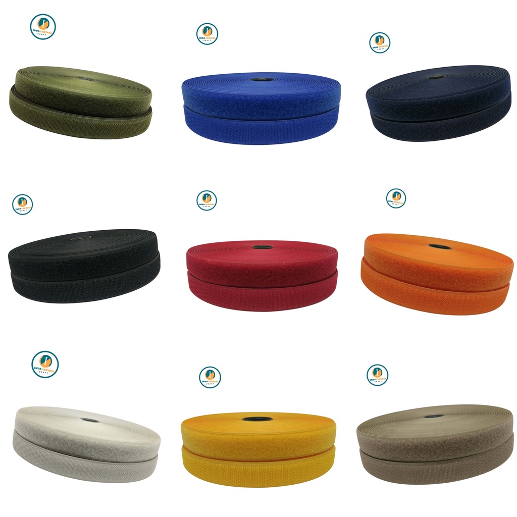Adhesive Bags Magic Tape Width 2.5 cm Smooth Coarse Colorful Velcro Per ...