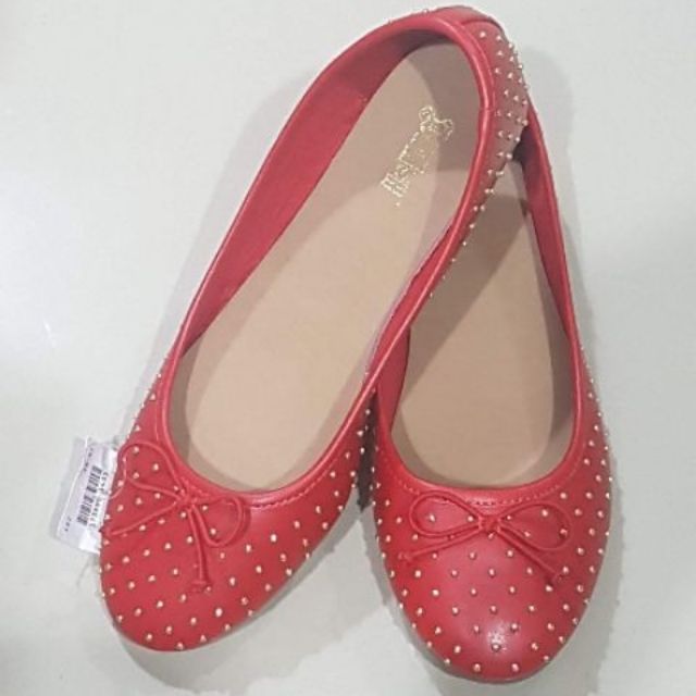 Red ballet flats on sale payless