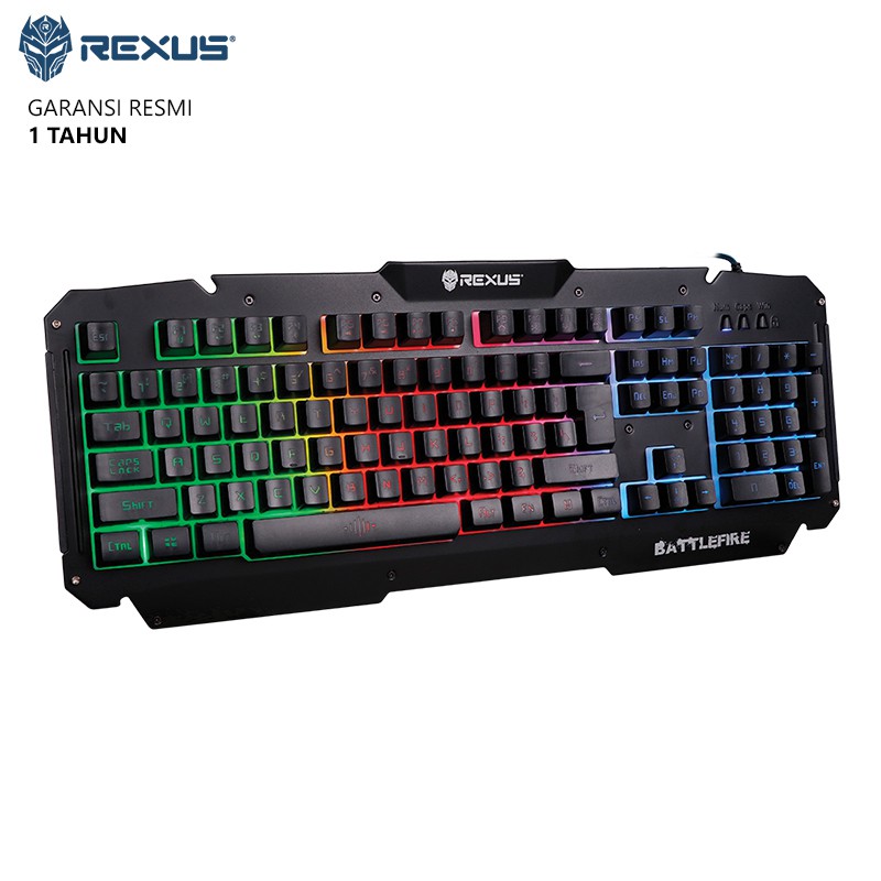 Rexus Battlefire K9D Semi Mechanical Gaming Keyboard | Shopee Philippines