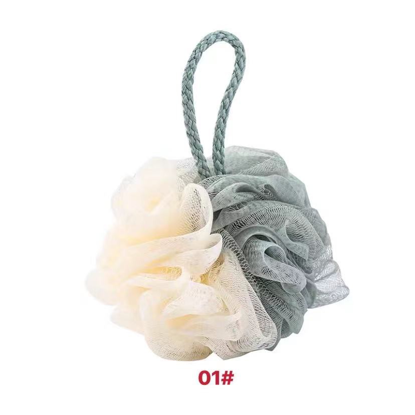 High Quality Shower loofahs Bath Ball Flower Rub Body Scrub mesh loofah ...