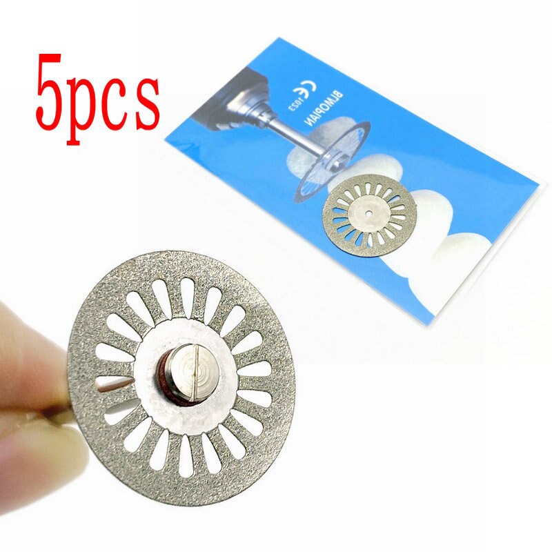5pcs Dental Diamond Disc Disks Double Sided Grit Cutting Disc Tool ...