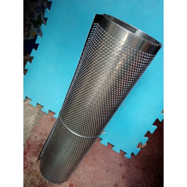 muffler screen or kalkal pipe 1/8" butas 0.7mm makapal 1.5ft x 6ft