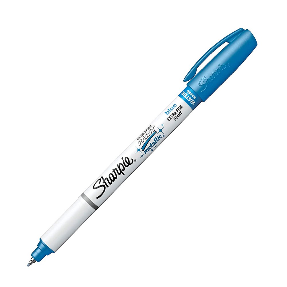 Sharpie Water-Based Extra Fine Metallic - Blue | Shopee Philippines