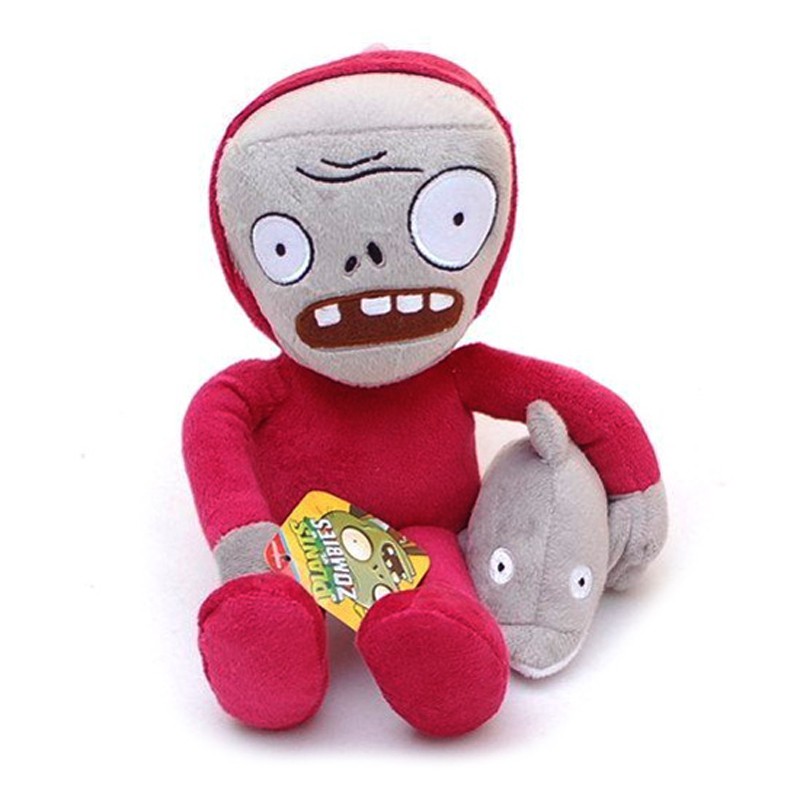 30cm PVZ Plants vs Zombies 2 Dolphin Rider Zombie Plush Toys Soft ...