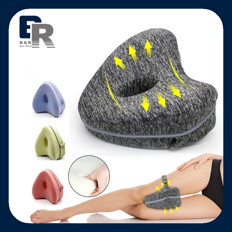 Orthopedic Pillow for Sleeping Memory Foam Leg Positioner Pillows Knee  Support Cushion between the Legs for Hip Pain Sciatica with Breathable