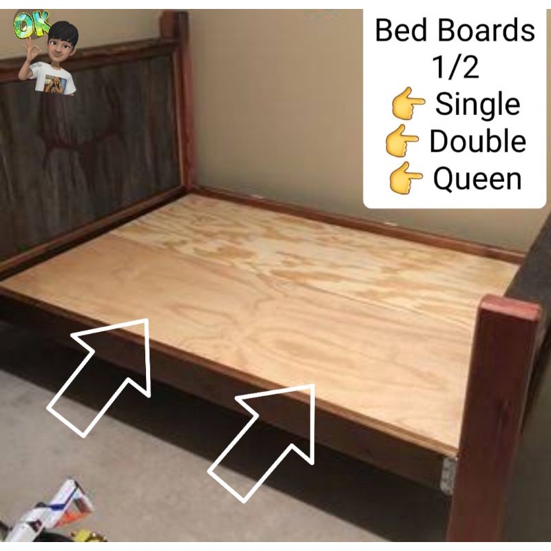 Plywood bed deals frame