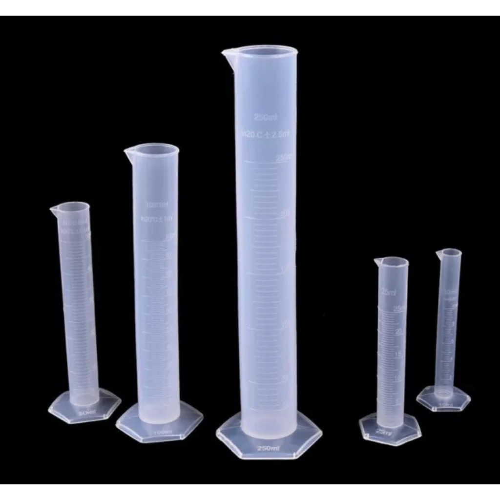 Plastic Graduated Measuring Cylinder 50ml 100ml 250ml 500ml Shopee