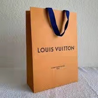  Louis Vuitton Shop Bag, Shopper, Paper Bag, Gift Handbag Bag  (L x W x W): 13.4 x 15.7 x 6.3 inches (34 x 40 x 16 cm), Braun : Office  Products