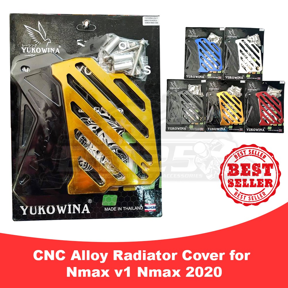 Cnc Alloy Radiator Cover For Nmax V V Shopee Philippines