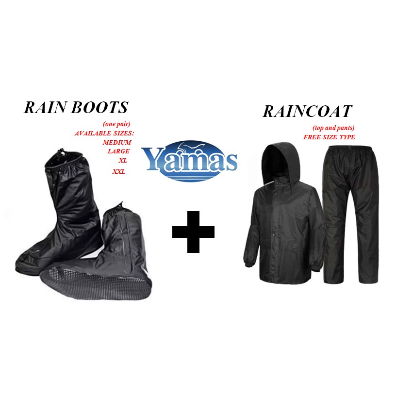 raincoat and boots set