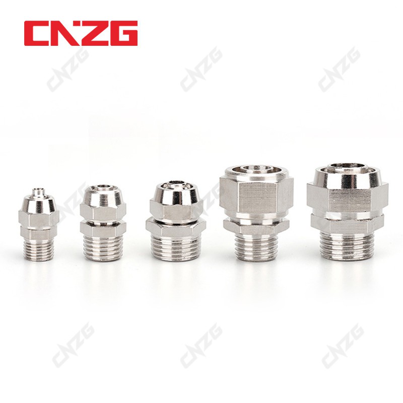 CNZG Kpc Pneumatic Hair Hose Quick Couplers BSP Male Thread 1/8 3/8 1/2 ...