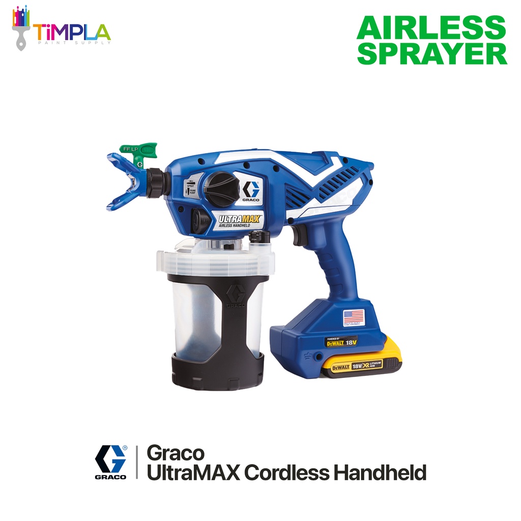 GRACO UltraMAX Cordless Handheld Airless Sprayer Shopee Philippines